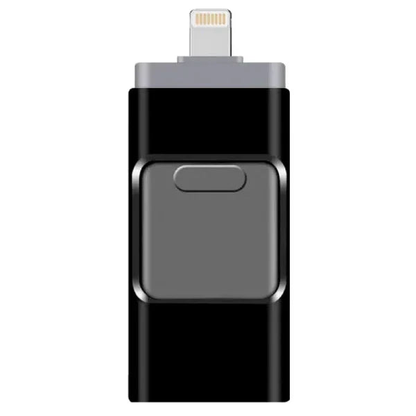 Ikke mer full telefonminne med vår 4-i-1-minnepinne. Denne passer til alle enheter!