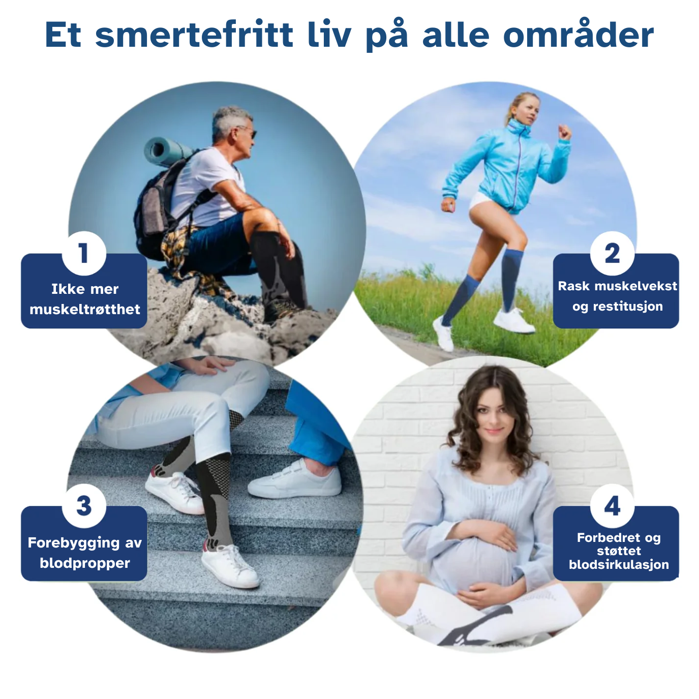 Lumara - Kompresjonsstrømper for smertefrie ben og føtter