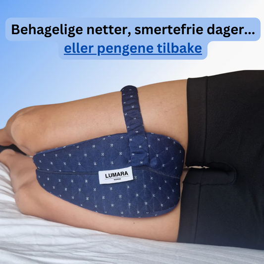 OrtoPillow™️ Støttepute – #1 Medisinsk Bevist Løsning for Ryggsmerter, Hoftesmerter & Isjias